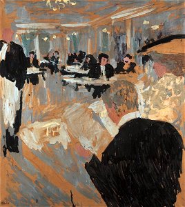 Édouard Vuillard - Szene im Café - 13072 - Bavarian State Painting Collections