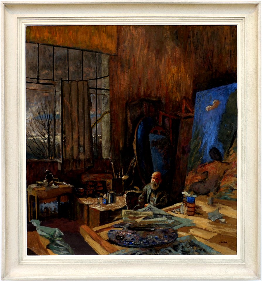 Édouard vuillard, ritratto di kerr-xavier roussel, 1930-35