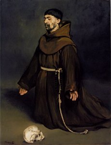 Édouard Manet - Un moine en prière