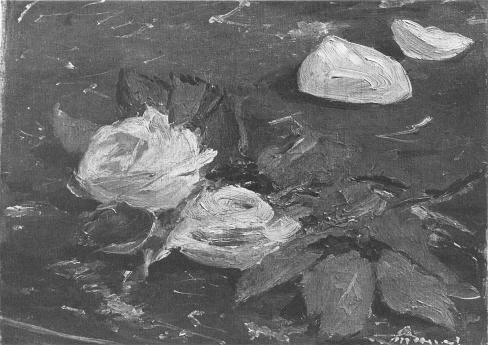 Édouard Manet - Natur-Morte, Roses et Pètales.