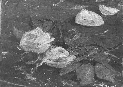 Édouard Manet - Natur-Morte, Roses et Pètales.