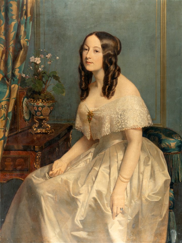 Édouard-Louis Dubufe Portrait of a lady