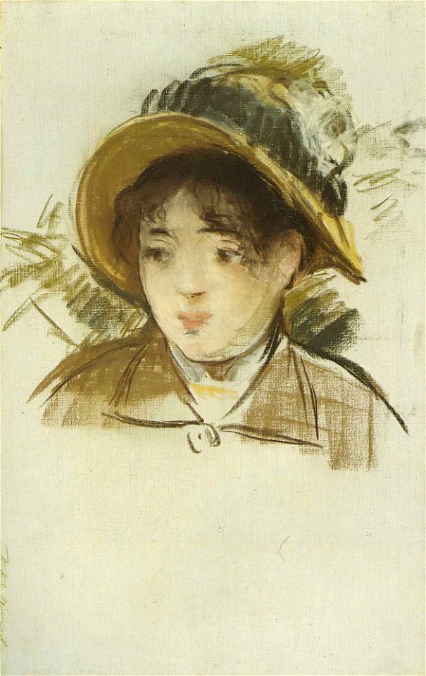 Édouard Manet - Jeune fille en chapeau d'été