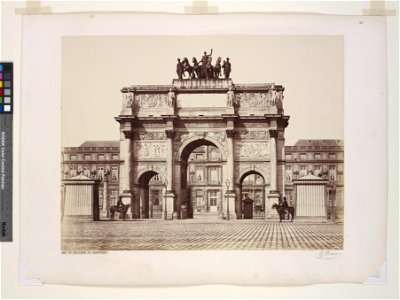Édouard Baldus, Arc de Triomphe du Carrousel - NYPL Digital Collections
