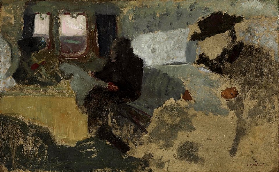Édouard Vuillard - Le compartiment de première classe