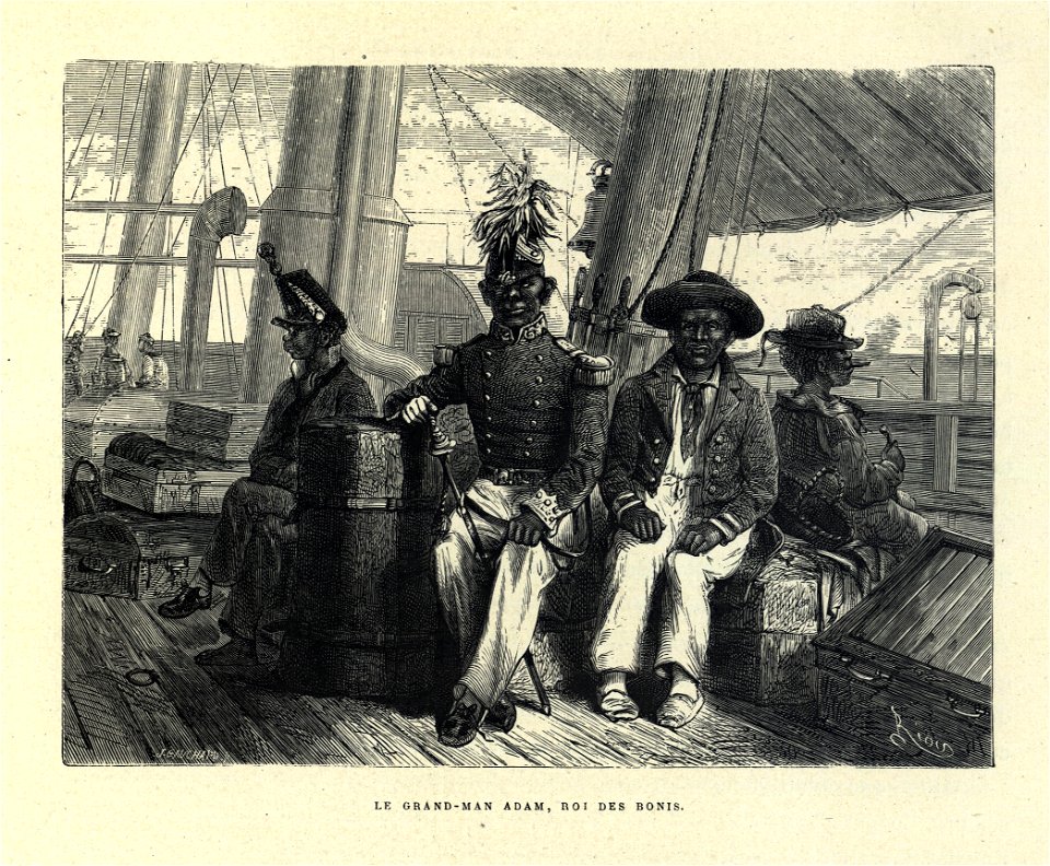 Édouard Riou - Le Grand-man Adam, roi des Bonis