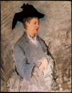 Édouard Manet, Madame Édouard Manet (Suzanne Leenhoff, 1830–1906), The Metropolitan Museum of Art. Free illustration for personal and commercial use.