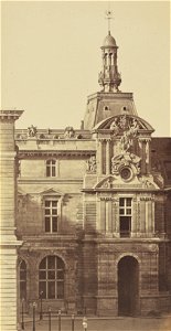Édouard Baldus, The Pavillon de Lesdiguières, Louvre, Paris - Getty Museum