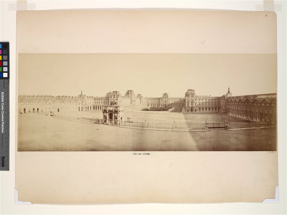 Édouard Baldus, Panorama du Louvre - NYPL Digital Collections
