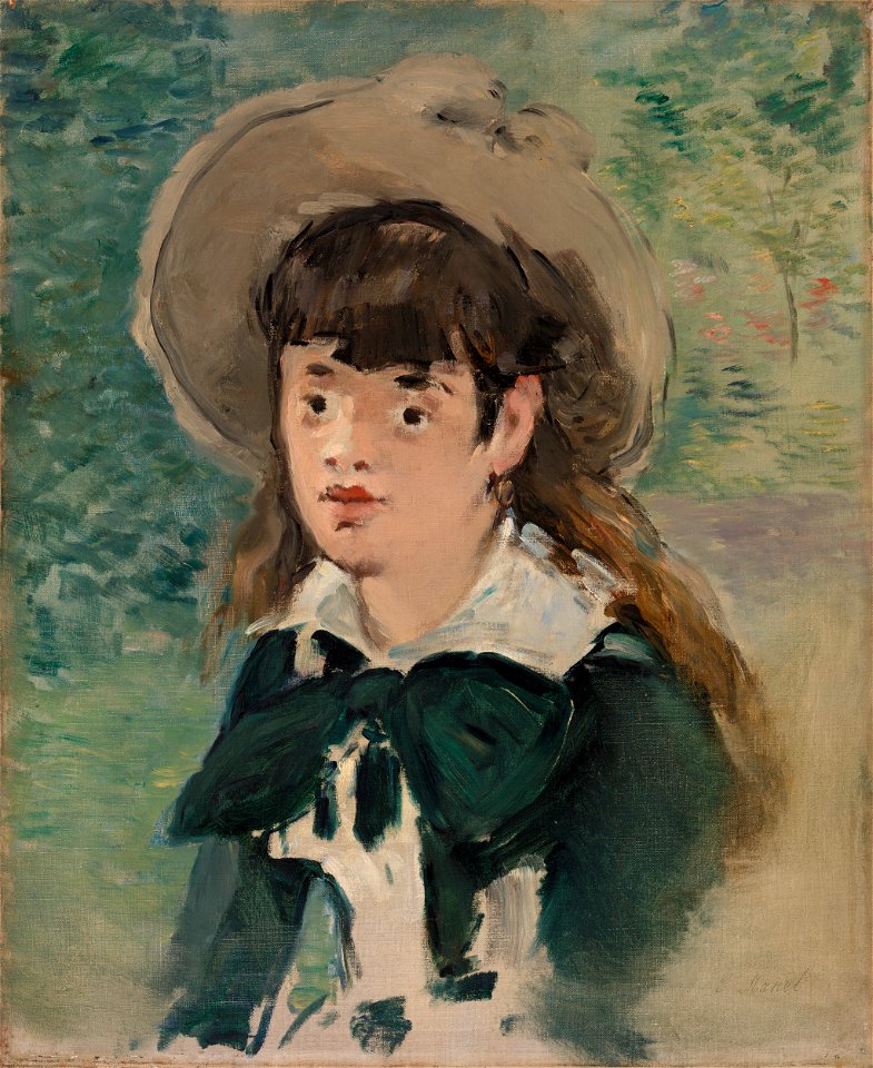 Édouard Manet - Young Girl on a Bench (Fillette sur un banc) - BF162 - Barnes Foundation