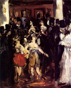Édouard Manet - Le bal de l'Opera (Tokyo)