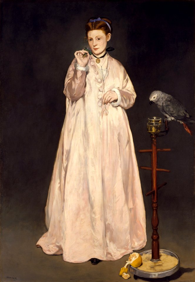 Édouard Manet - Young Lady in 1866 - Google Art Project