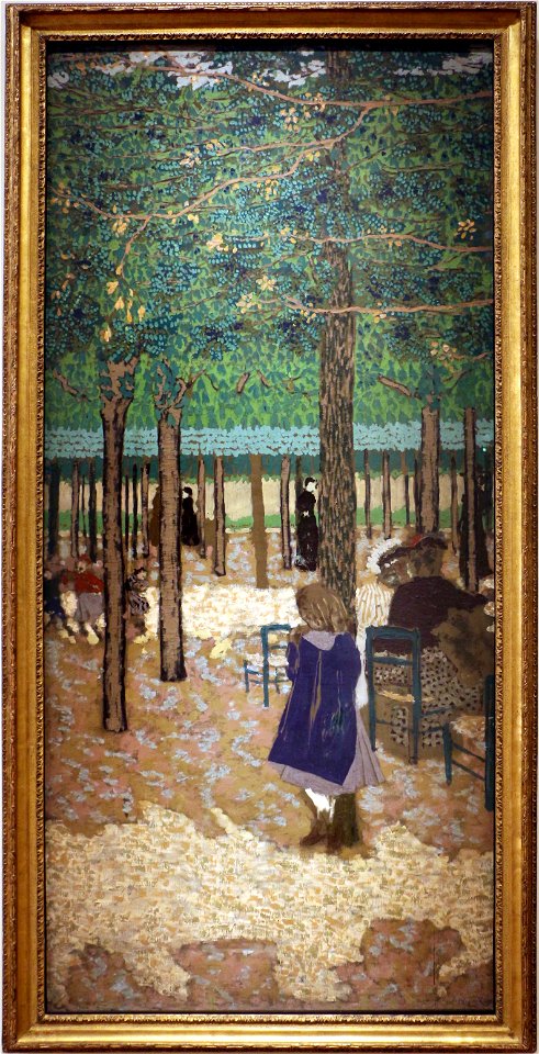 Édouard vuillard, sotto gli alberi (da giardini pubblici), 1894