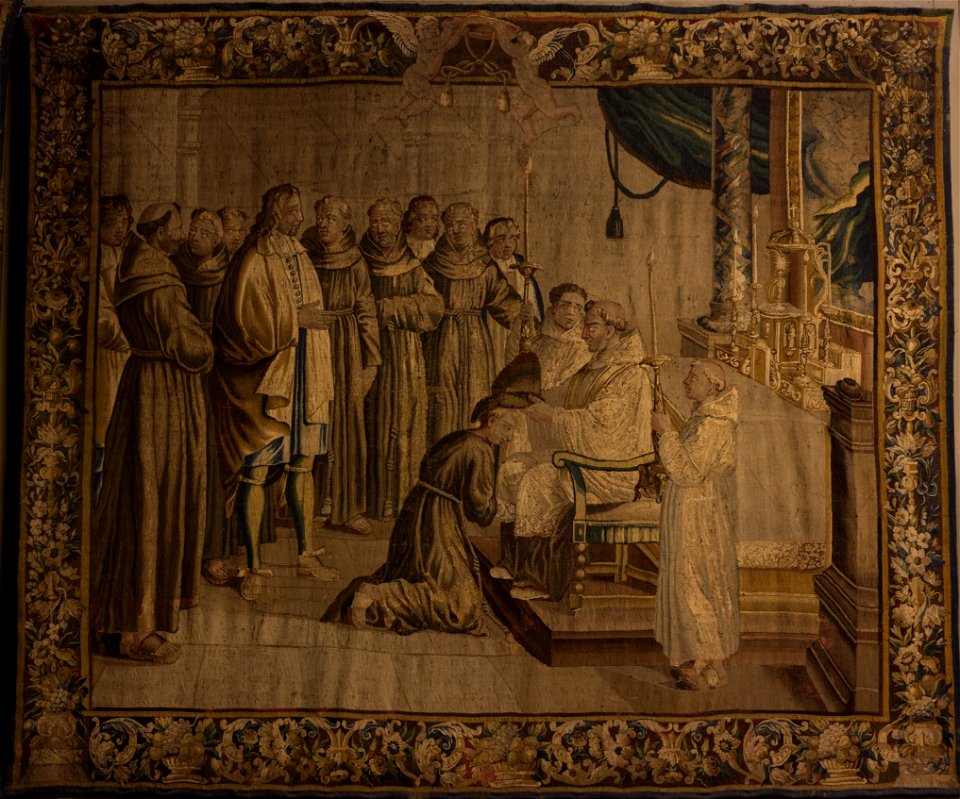 Église Saint-Bonaventure de Lyon - Saint Bonaventure faisant profession (tapisserie, Aubusson)