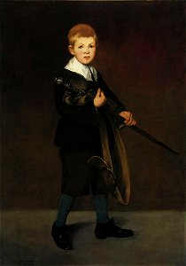 Édouard Manet Boy with a Sword. Free illustration for personal and commercial use.