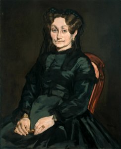 Édouard Manet - Madame Auguste Manet. Free illustration for personal and commercial use.