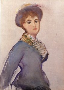Édouard Manet - Jeune fille à mi-corps (RW 308)