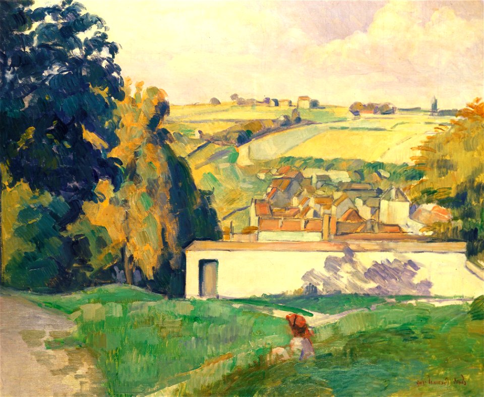 Émile Bernard - Jeune Fille Sur La Colline