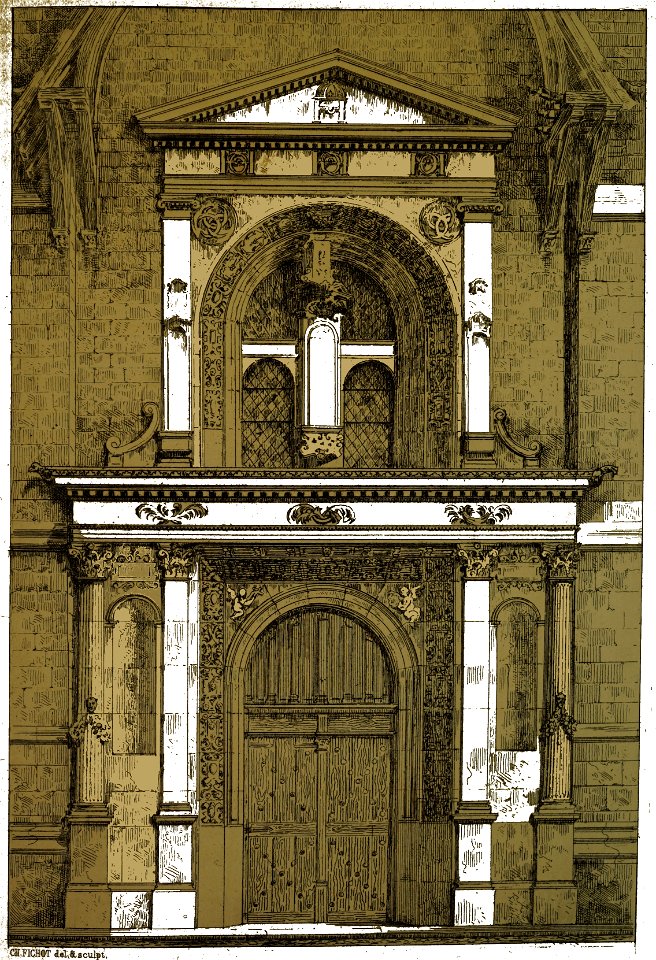 Église st Nizier portail Fichot 01374