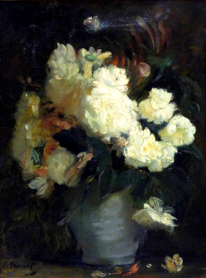 Édouard Manet (attributed to) - Still Life with White Peonies and Other Flowers