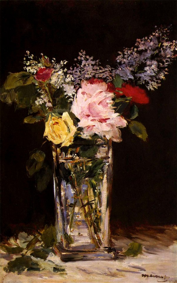 Édouard Manet - Roses et lilas (RW 417)