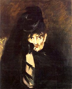 Édouard Manet - Berthe Morisot in mourning