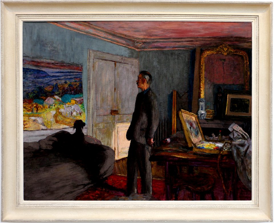 Édouard vuillard, ritratto di pierre bonnard, 1930-35, 01