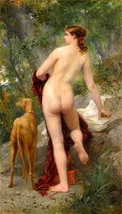 Émile Lévy - Diane dans la forêt