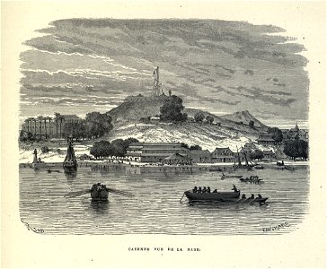 Édouard Riou - Cayenne vue de la rade