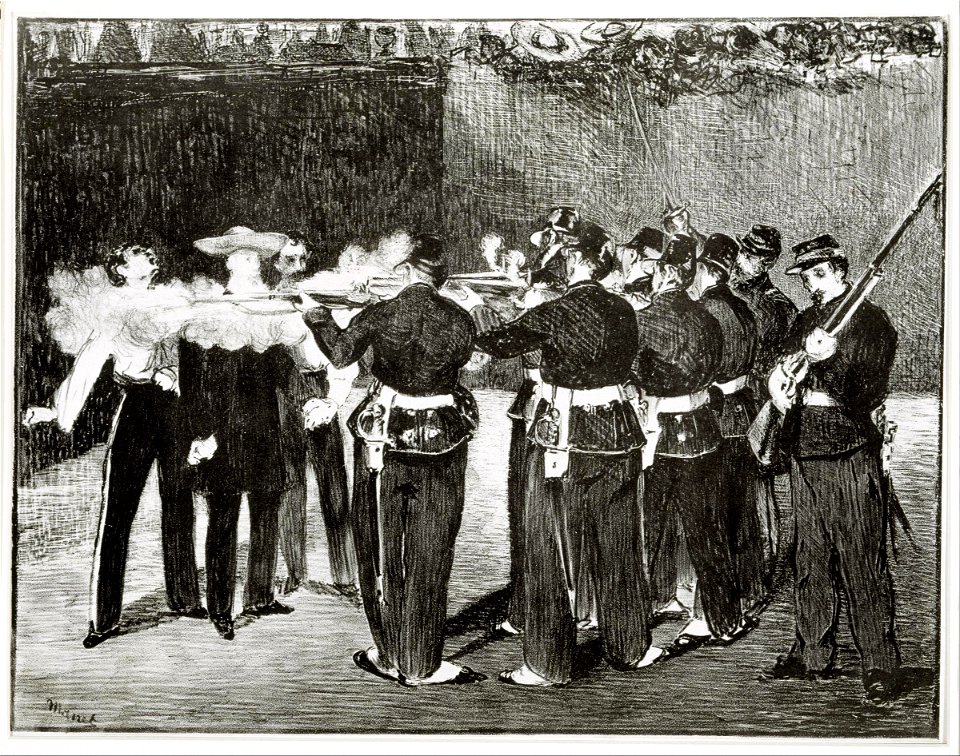 Édouard Manet - The Execution of Maximilian - Google Art Project