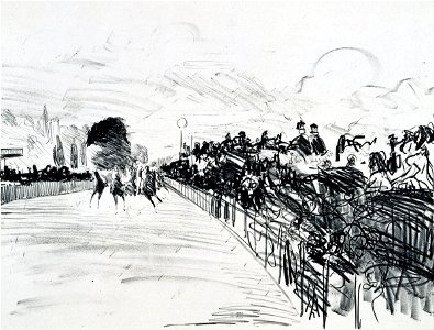 Édouard Manet - Les Courses (The Races at Longchamps) - Google Art Project