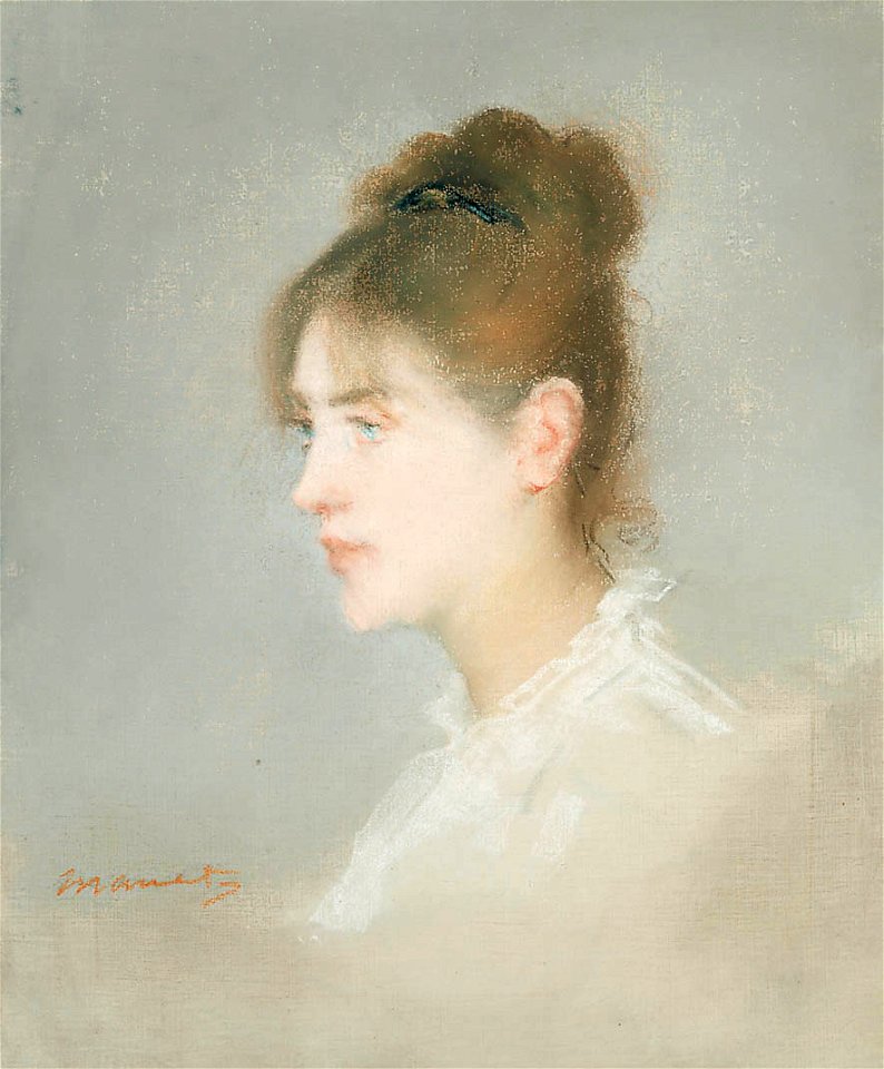 Édouard Manet - Tête de Jeune Fille
