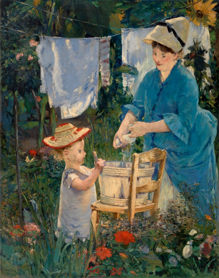 Édouard Manet - Laundry (Le Linge) - BF957 - Barnes Foundation