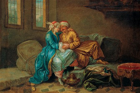 Étienne Jeaurat - The Favourite Sultana - Google Art Project