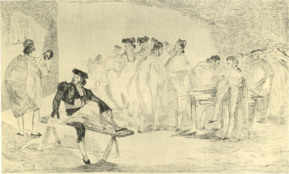 Édouard Manet - La posada (Etching)