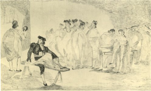 Édouard Manet - La posada (Etching)