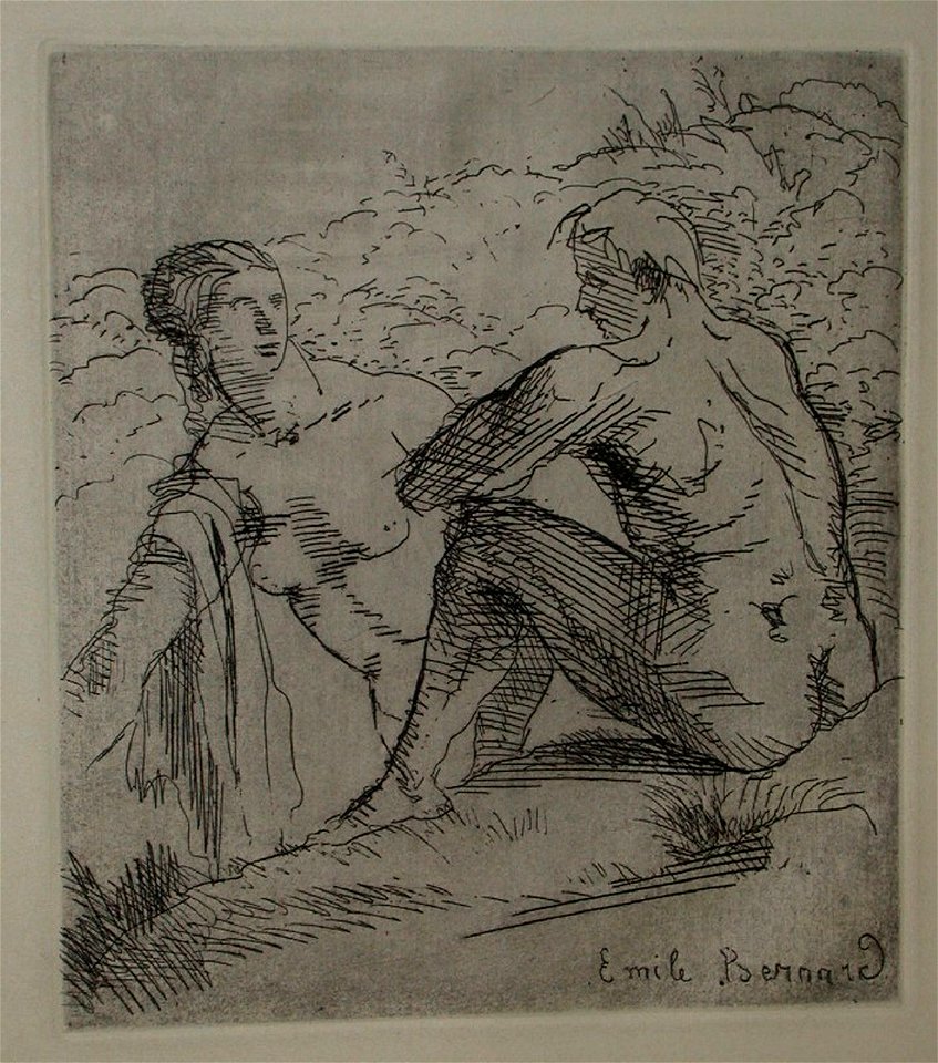 Émile Bernard Man and Woman