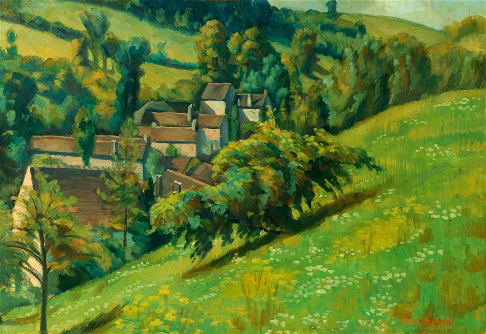 Émile Bernard - View of Molosmes