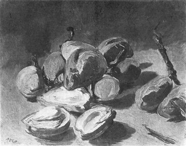 Édouard Manet - Nature morte, amandes vertes (RW 142)