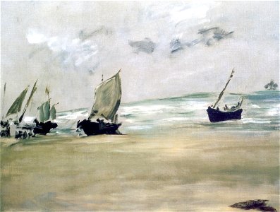 Édouard Manet - Plage de Berck-sur-merà marée basse