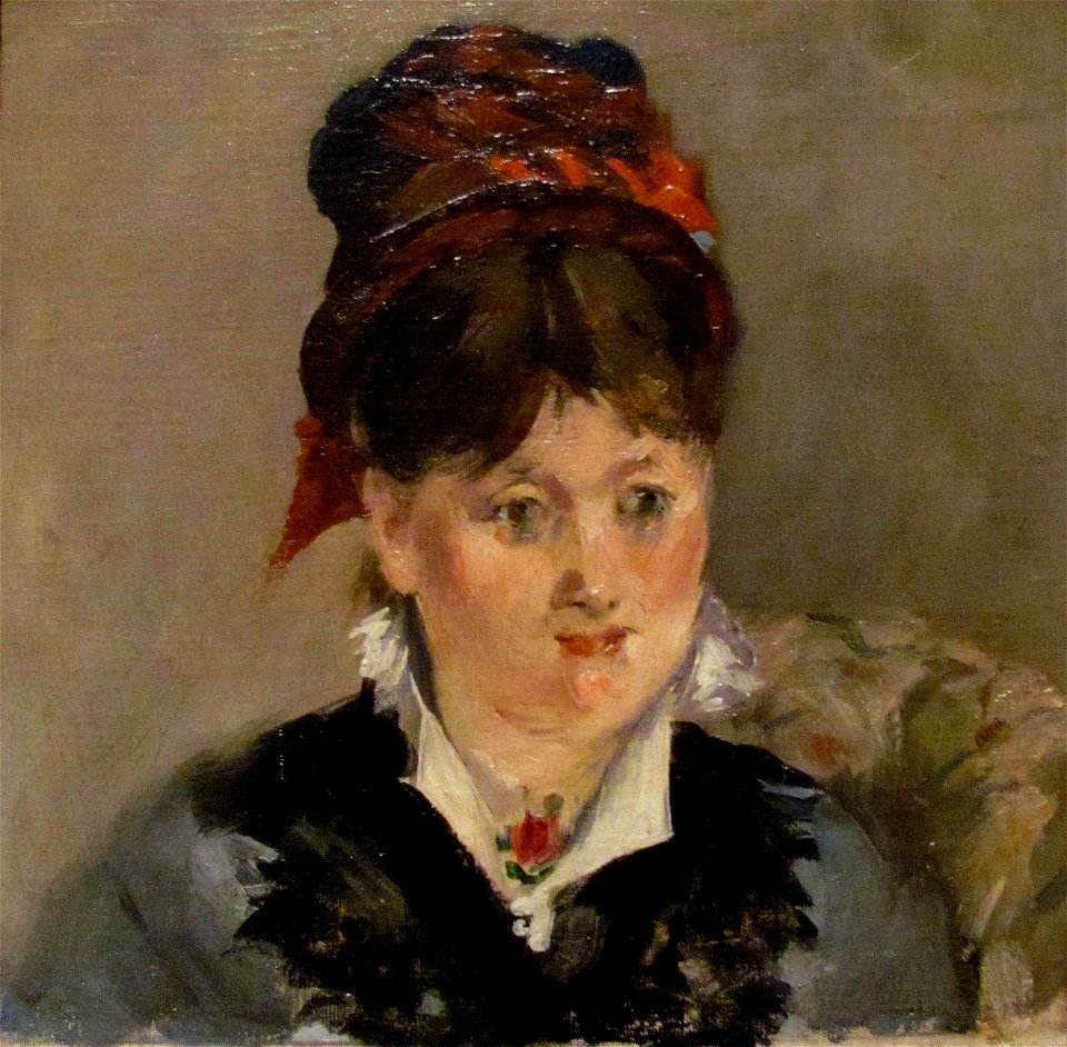 Édouard Manet - Portrait d'Alice Lecouvé dans un Fautheuil