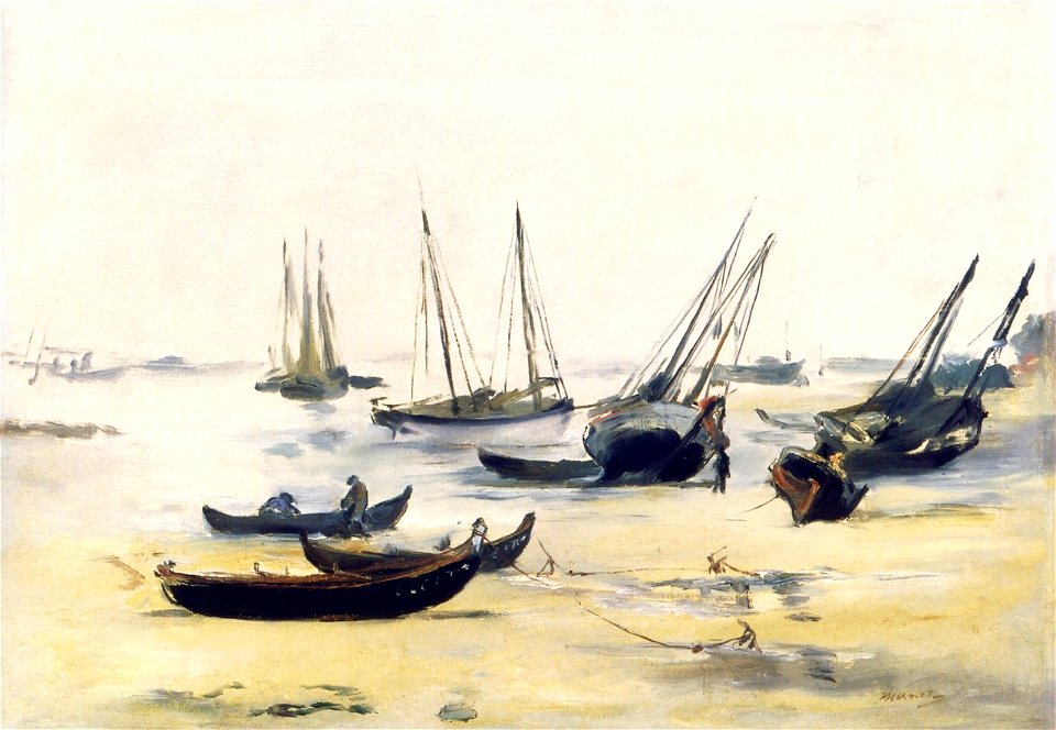 Édouard Manet - Plage à marée basse