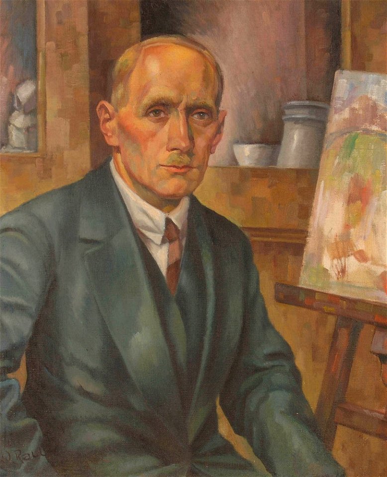 Édouard Raul, Autoportrait