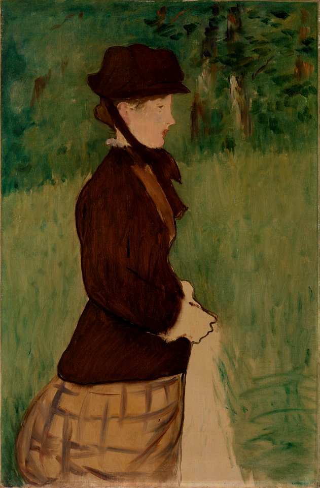 Édouard Manet - Young Woman in a Garden (Jeune femme dans un jardin) - BF820 - Barnes Foundation