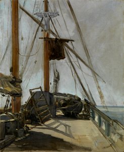 Édouard Manet - The ship's deck - Google Art Project
