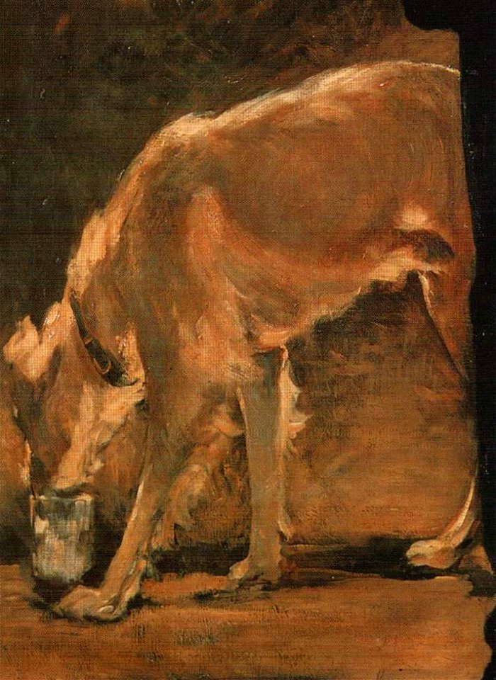 Édouard Manet - The Artist (Detail of the dog)