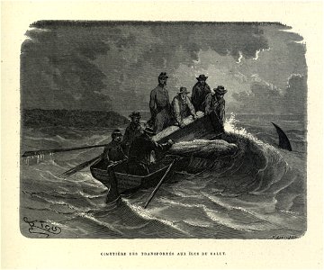 Édouard Riou - Cimetière des transportés aux Iles du Salut