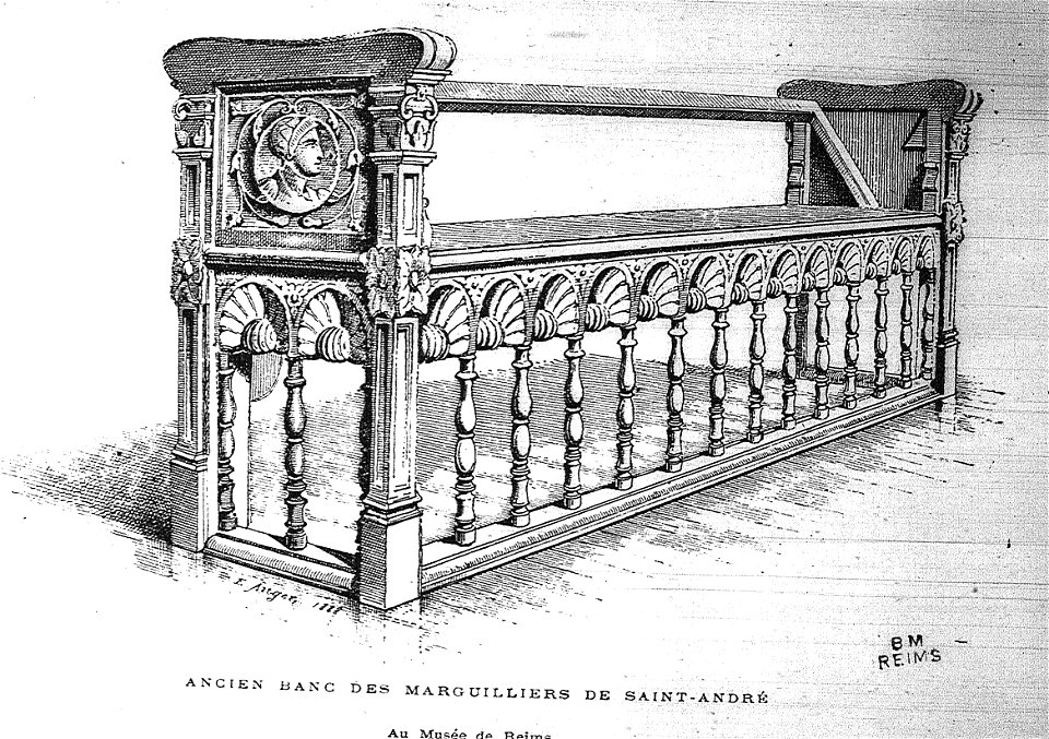 Église st andré banc des marguilliers bmr 18