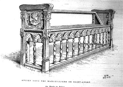 Église st andré banc des marguilliers bmr 18