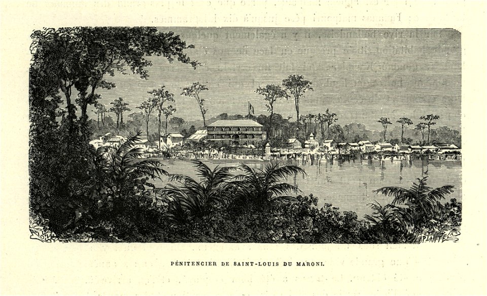 Édouard Riou - Pénitencier de Saint-Laurent du Maroni